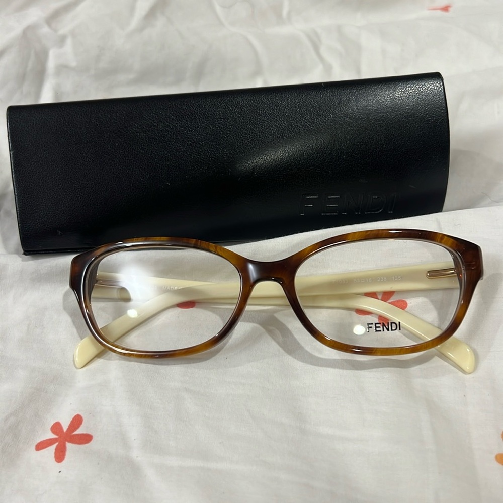 Fendi clear glasses